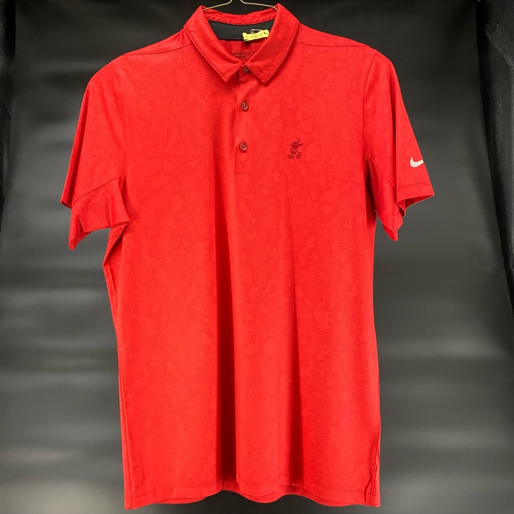 Nike Golf Dri-Fit Disney Mickey Polo Red - S
